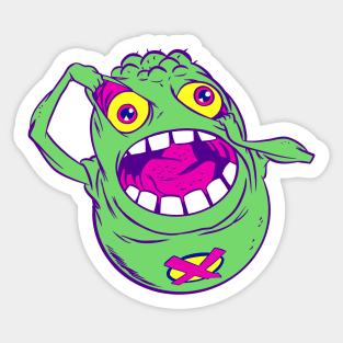 Doop (Neon 90s Aesthetic) Sticker